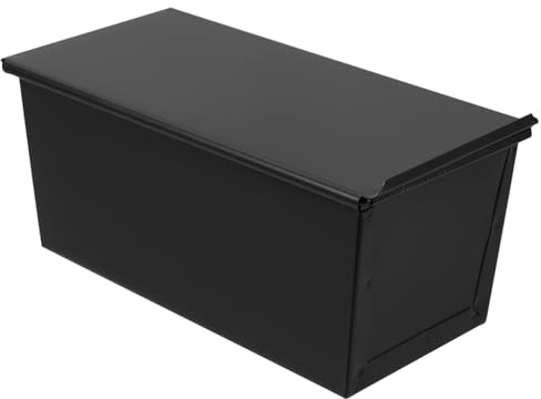 LABRIMP Moule à Pain Avec Couvercle Coulissant 450 En Acier Au Carbone Antiadhésif Pour Cuisson Polyvalente Maison Boulangerie Ustensiles De Pâtisserie
