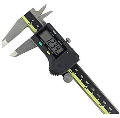ZKLGS Calibre Digital, LCD Caliper Digital Vernier Calibradores 6 Pulgadas 150 300 200 mm 500-196-20 Calibrador de Acero Inoxidable medidor electrónico(300mm)