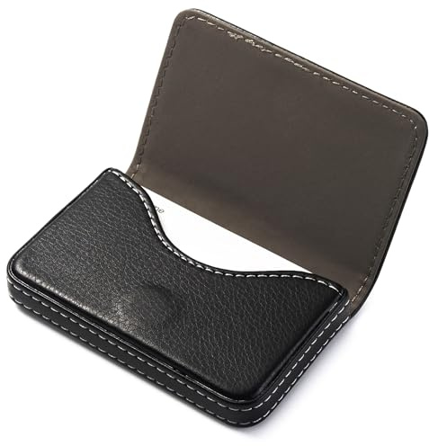 GrueGard Porta Tarjetas de Visita, Cuero PU Estuche Caja