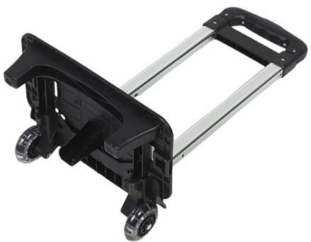 NIYANGLE Carrello per Zaini Scolastici Telescopico Ruote Staccabili Asta Regolabile per Zaino Trolley Accessorio Leggero e Resistente per Uso Scolastico su Strade e Marciapiedi