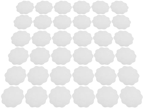 MUELODSIC Papier Sulfurisé Prédécoupé Blanc 12 Cm 500 Pcs pour Boissons Chaudes et Froides, Film D’étanchéité Anti-fuite pour Emballage Café, Thé et Jus, Usage Professionnel en Restauration