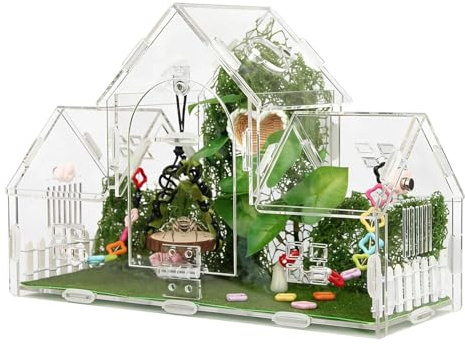 Spindelterrarium för spindlar Magnetisk Med Genomskinlig Klar Akryl | Habitat för Reptilhållare Lämplig För Eremitkräftor, Små Reptiler, Bönsyrsor, Skorpioner, Grodor Och