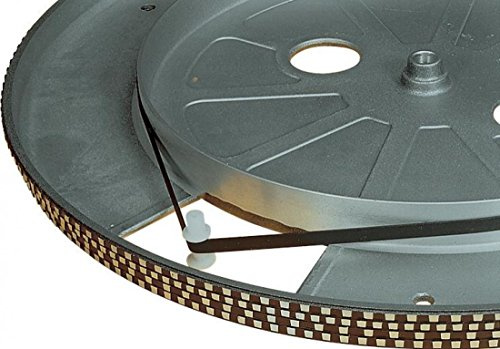 Schwarz 201 mm Plattenspieler Antriebsriemen