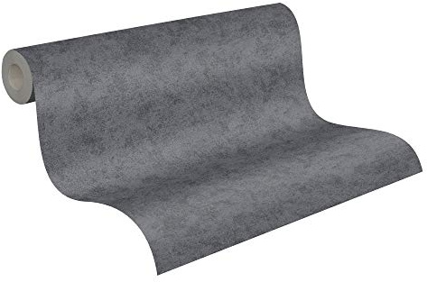 A.S. Création Fleecetapet Memory 3 tapet enfärgad 10,05 m x 0,53 m grå tillverkad i Tyskland 116093 1160-93