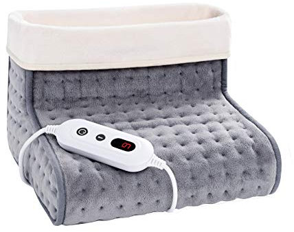 Calentador de Pies Promed KFS-100, Funda Eléctrica para Pies con 3 Niveles de Temperatura y Apagado Automático, Hasta El Número de Zapatos 46, Protección Contra El Sobrecalentamiento