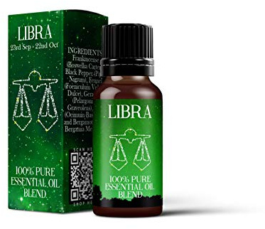 Mystic Moments | Libra - Mezcla de aceites Esenciales de astrología del Signo del zodíaco - 10 ml