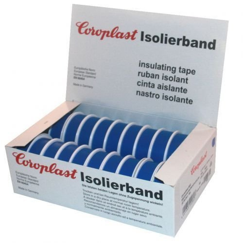 Isolierband Coroplast Box freie Farbauswahl rot grün schwarz blau gelb braun weiß grün/gelb violett grau