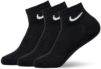 Nike Everyday Cushioned Calzini, Nero (Black/White), L Uomo