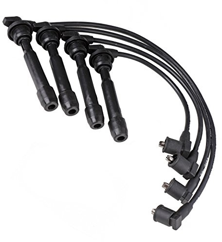 Autopart T ST-4239 Ignition Spark Plug Wire Set, 7mm, 4 Pcs, for Hyundai Elantra/Tiburon/Tucson, Kia Soul/Spectra5/Sportage
