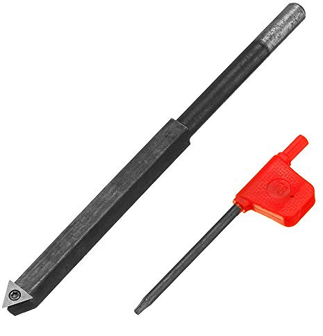 KingLan Herramienta De Torneado De Madera Punta De Carburo Cortador De Triángulo De Cincel DIY Cortador Rotativo De Madera Herramienta De Torno De Carpintería