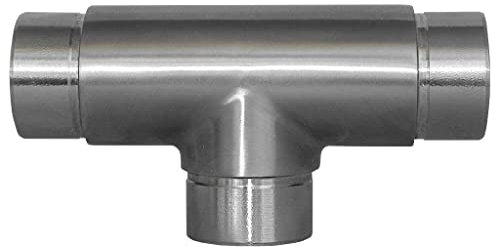 T-Stück für 33,7 x 2 mm Rohr Edelstahl Steckfitting Rohrverbinder Rohrbogen Flansch Verbinder