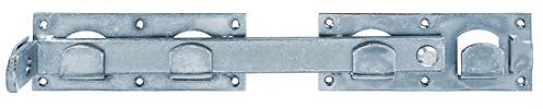 Alberts 210571 Doppeltorüberwurf | in den Ausführungen glatt oder gehämmert | galvanisch blau verzinkt | 423 x 70 mm