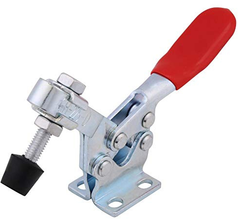 Toggle Klemme, 5 Stück kleine horizontale Kniescheibenspanner, Hebelklemmen mit Schnellentriegelung, horizontale Klemme mit Griff