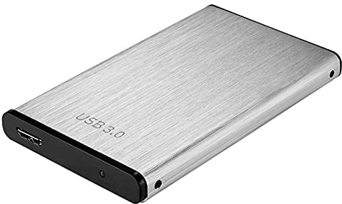 Hard disk esterno HDD 2 tb / 320 gb / 250 gb / 2,5 pollici metallo portatile USB 3.0 Backup, adatto per PC, desktop, laptop, MacBook, Ps4, Xbox, Smart TV (160 GB, argento)