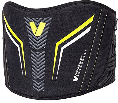 Vanucci 2-in-1 Nierengurt Motorrad Herren & Damen, Winddichter & Atmungsaktiver Motorrad Nierengurt, Herausnehmbares Thermofutter, mit Doppel-Klettverschluss, Größe XXL