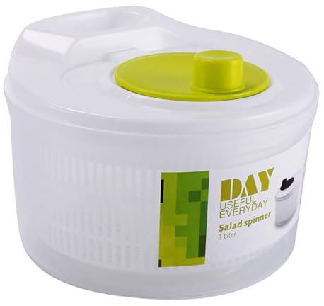 Centrifuga per Insalata - Centrifuga Manuale | Insalata Centrifuga | Lavatrice per Insalata | Asciuga Insalata A Doppio Strato di Grande capacità | Scolapiatti Disidratatore Multifunzione