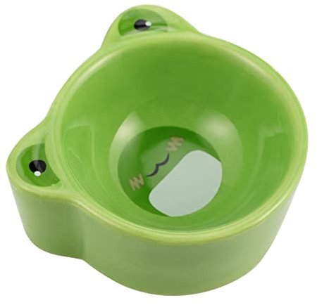 BUGUUYO Futternapf Für Kleintiere Cartoon Haustier Fütterung Schüssel Aus Keramik Glatte Oberfläche Für Einfache Geeignet Für Hamster Rennmäuse Mäuse Tauben Käfigvögel