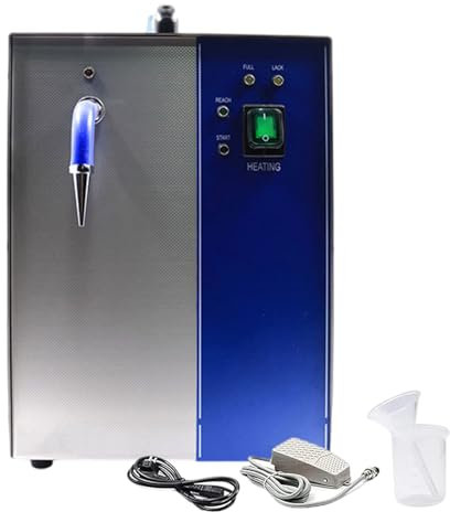 1300w/2200w Smycken Ångrengöringsmaskin | Gemsbricka I Rostfritt Stål Med 135°C Utloppstemperatur | Gem Ångtvätt För Smycken Glasögon Ädelsten 2l/4l (Med Fotkontakt),4L