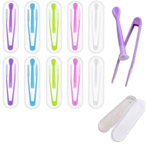 10 Pcs Contact Lense Applicator Contact Lens Tweezers Suction Stick Inserter Remover Contact Lens Handlers Contact Lens Remover Tool Contact Lense Applicator for Travel and Outdoor Activities to use