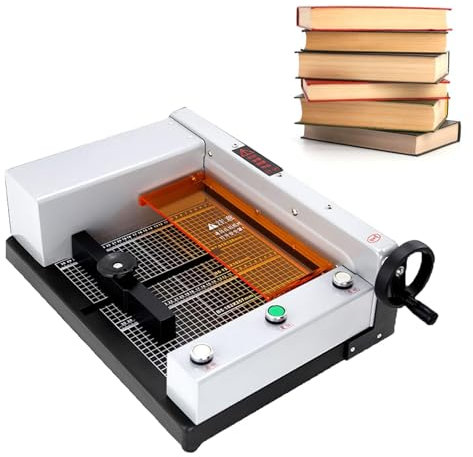 Elektrischer Papierschneider Elektrischer Papierschneider, 330 mm Schnittbreite, 40 mm SchnittstäRke, Desktop-Papierschneidemaschine, Industrieller Papierschneider, für BüRo, Schule