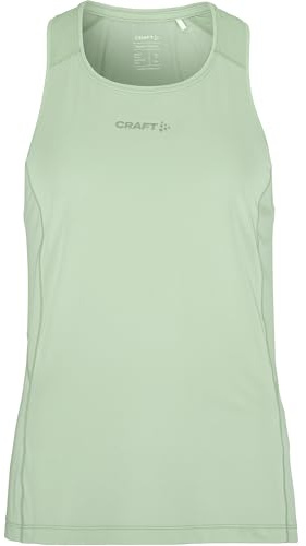 Craft ADV Essence Singlet 2 W träningströja för kvinnor, normal passform, i högkvalitativ återvunnen polyester och elastan, med nätinsatser och perforerade detaljer, perfekt för intensiv träning