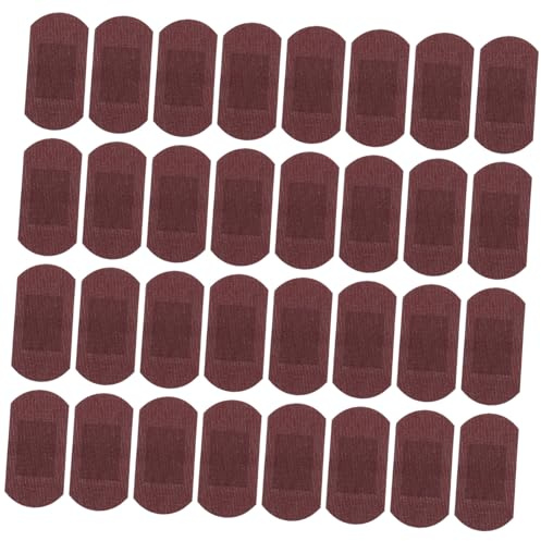 EXAOMBLE 50piezas Vendajes De Tela Transpirables Para Cortes Pequeños Apósitos Redondos Para Dedos Cara Manos y Puntas De Dedos