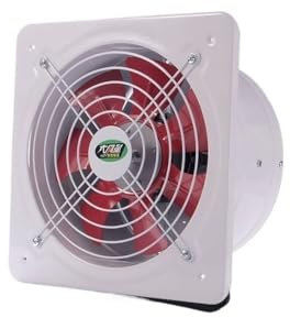 CFY652 Extracteur d'air Ventilateur d'extraction de fenêtre de Cuisine et de ménage 35 * 35 cm Ventilateur de Ventilation Puissant à Montage Mural for Salle de Bain Ventilateur Extracteur d'air