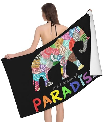 MZPQDKSLK Cold&Play Logo Graphic Quick Dry Beach Towel Microfiber Towels for Body 80×130cm for Travel, Pool,Swimming, Holiday,Yoga,Camping,Gym Sport. White