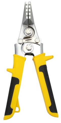 Beavorty Alicates para Doblar Chapa Metálica de 75mm, Herramienta Manual Multifuncional de Acero Forjado Mango Ergonómico para Costurera Manual y Conductos, Accesorio Práctico
