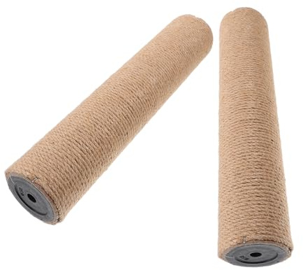 BESTOMZ Accesorios para Rascadores de Gatos 2 Postes de Sisal de 30 CM para Recambio de Árbol para Gatos Vertical Montaje Bricolaje para Uso