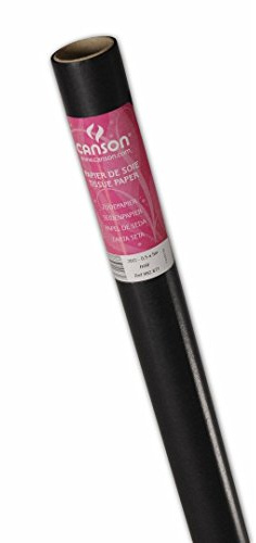 GUARRO CANSON 200992671 Rolle Seidenpapier, 0.5 x 5 m, schwarz