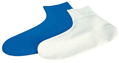 Zoggs Latex Pool Socks 300737 - Assorted (White/navy), Medium