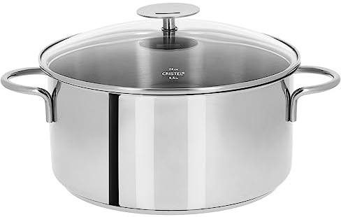 CRISTEL - F24M - Faitout INOX 24cm - sans Couvercle - Collection Mutine