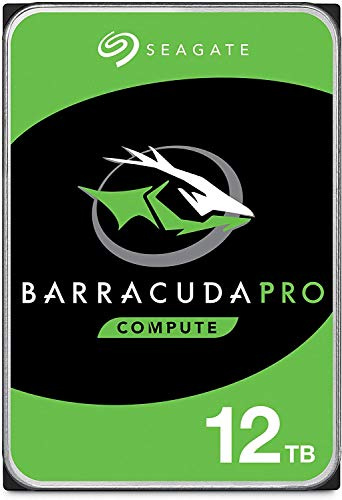 Seagate Barracuda Pro 12 TB ST12000DM0007 intern Festplatte (8, 9 cm (3, 5 Zoll), 7200 u/min, 256 MB Cache, SATA 6 Gb/s, Silber) (Generalüberholt)