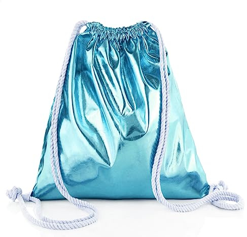 Glamexx24 Turnbeutel Rucksack Gymbag Unisex Gym Bag, 32 x 44 cm Kordelzug Sportbeutel Damen, Herren, Kinder Sack Zum Bemalen für Fitnessstudio, Reisen, Schwimmen, Strand