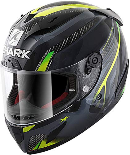 Shark, Motorradhelm Race R Pro Aspy CARBON, grau gelb DAY, M