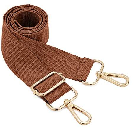 Breiter Schultertaschengurt,Verstellbarer Ersatz-Taschengurt mit Metall-Drehhaken,weiche Canvas-Taschengurte,Schultertaschengurt,Gürtel,Messenger Bag,austauschbarer Gurt für Crossbody-Handtasche