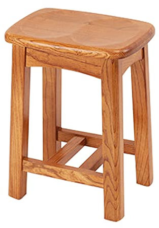 RTY-BY Holz Badezimmerbank Sitz, Holz Wasserfest Duschbank Badhocker Dusche Sitzbank Badezimmerhocker Für Senioren Erwachsene rutschfeste Badewanne Fußstütze Bad Stuhl, 38 × 28 × 50 cm