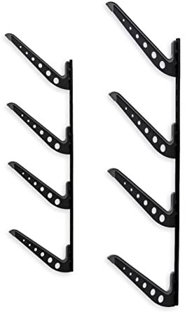 StoreYourBoard Beach Chair and Umbrella Wall Storage Rack, Metal Adjustable 4 Level Beach Gear Hanger, Garage and Home Organizer, Heavy Duty Beach Chair Rack Holds up to 100 lbs