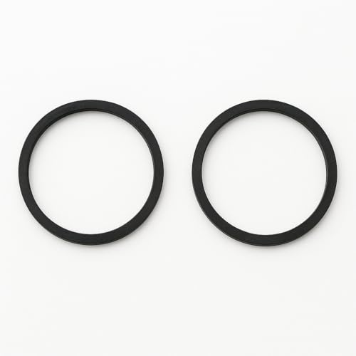 Trap Inlet Rubber Seal Washer 40mm (1-1/2 Inch) – Pack of 2 | Black Rubber Washer for Trap Inlet Extensions | Leakproof Plumbing Fitting for Kitchen & Bathroom Waste Pipework