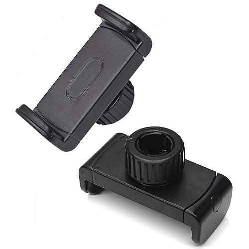 2 Pack Ball Joint Phone Holder Ring Light Phone Holder Attachment, Cellphones Mount Replacement/Stand/Car Mount Fits All 17mm/0.67in Ball Joint