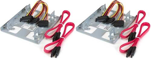 StarTech.com 2.5 to 3.5 SATA Hard Drive Mounting Bracket Kit - Dual SATA SSDs/HDDs Mounting Bracket for Mounting Bay , TAA (BRACKET25X2) (Pack of 2)