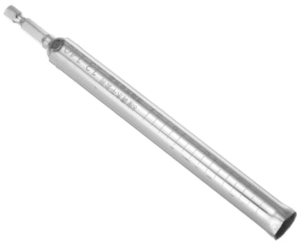 CoCud Douille Creuse Taille 13 mm Longueur 140 mm Tige Hexagonale 1/4 | Clé à Écrou à Changement Rapide à Six Pans Profonds - (Applications : pour les Tiges Filetées)
