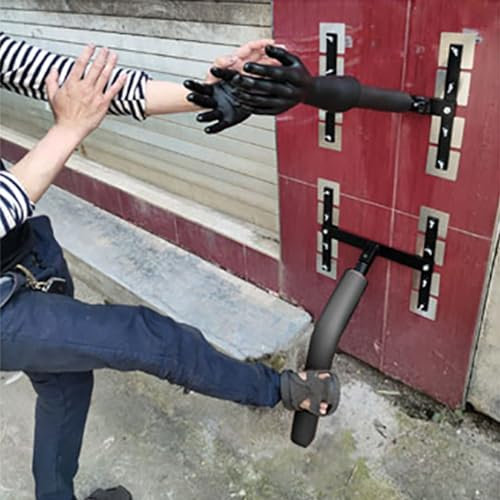 EXCLURA Wing Chun Holzpuppe Wing Chun Dummies Trainer Wie Echte Hand, Tragbare Trainingspuppe für Den Kampfsport, Freistehende Chinesische Wing Chun-Kampfpuppe(Color:Double arms+Leg)