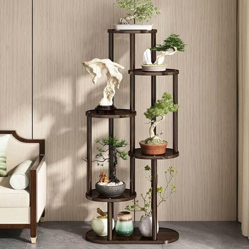 DSEWTEZXI Modern Mehrstöckig Garten pflanzenständer Outdoor, Balkon deko blumenbank, Mode blumentreppe Outdoor, blumenständer für innen draußen, für Zimmerecke,Wohnzimmer,Terrasse,Hof.(125cm)
