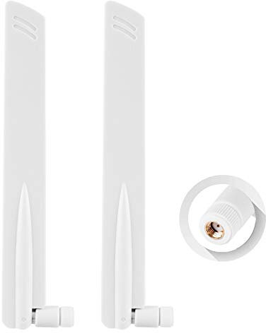 SMA 4G LTE Antena 10dBi MIMO RP-SMA Conector WLAN Antena para Router Wifi Tarjeta de Red Inalámbrica Adaptador USB Seguridad Cámara IP Videovigilancia Monitor Bluetooth Antena