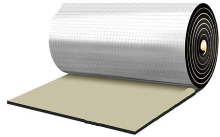 Tapis Auto-adhésif Insonorisant For Voiture, Tapis D'insonorisation, 5 À 50 Mm D'épaisseur, Coton D'isolation Phonique En Feuille D'aluminium, For Utilisation Dans Les Murs, Sols Et Toits(10mm Thick)