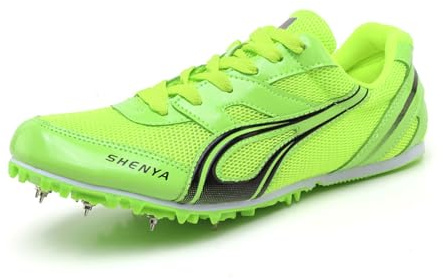 Kraftpaid Zapatillas Correr Ligeras y Antideslizantes,Clavos De Running,Zapatillas Unisex Correr Profesionales,Zapatillas Clavos Atletismo,Ligero,Zapatos con Clavos,para Velocidad Running
