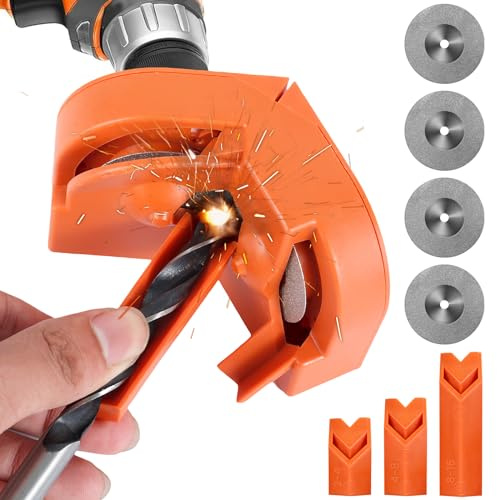 Multipurpose Drill Bit Grinding Sharpener for All Bits Electric Drill Bit Sharpening Tool for Hss Masonry Carbide Metal