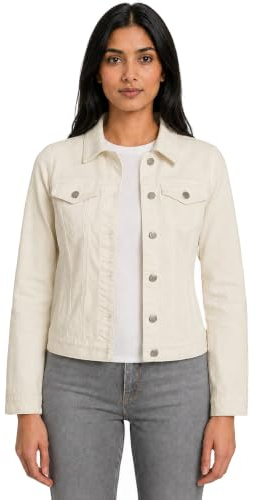AMARA REYA Women's Stretch Cotton Lightweight Casual Denim Jacket